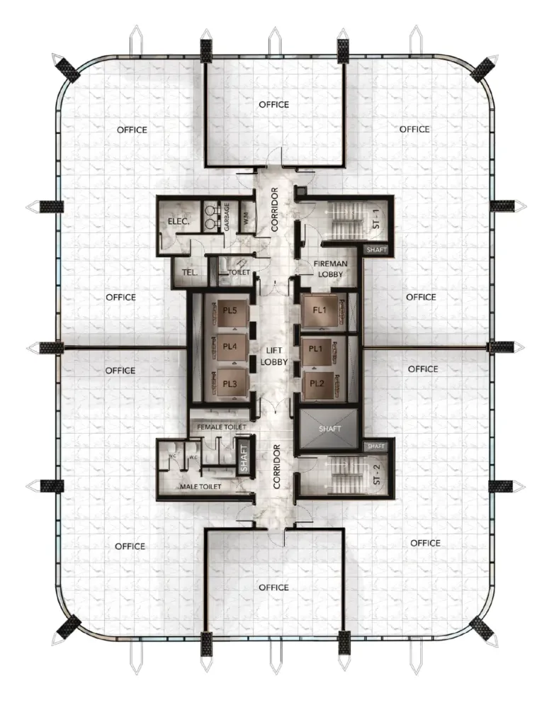 Office floorplan